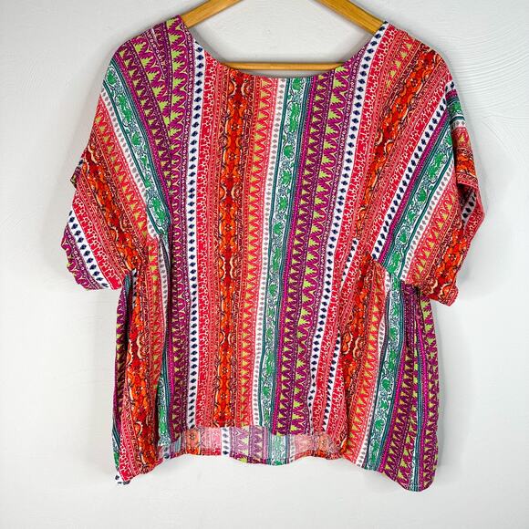 Anthropologie Maeve Milla Multicolor Printed Top - Picture 8 of 8